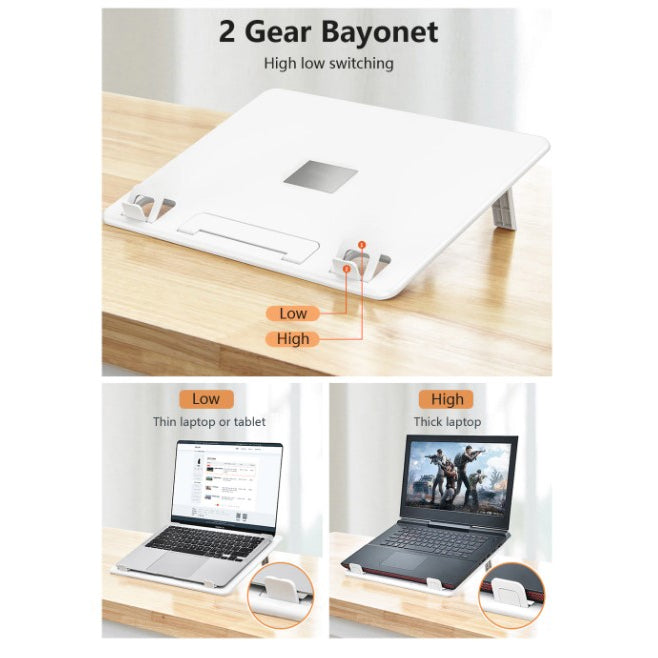 Portable Laptop Stand & Desk - Adjustable for Work & Reading